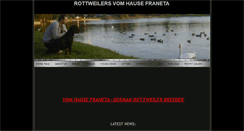 Desktop Screenshot of franeta-rottweilers.com