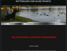 Tablet Screenshot of franeta-rottweilers.com